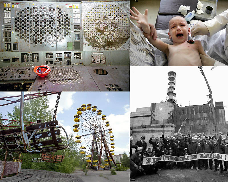 Кадры Чернобыльской катастрофы – крупнейшей за всю историю ядерной энергетики в мире