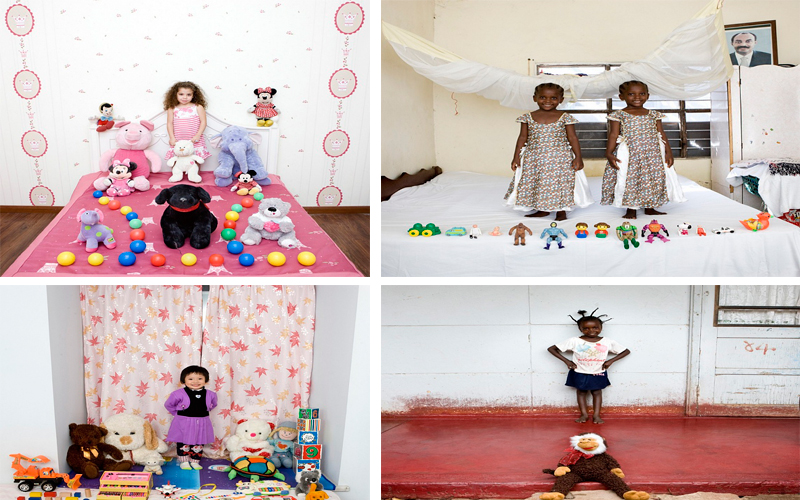 Фотографии детей и их игрушек со всего мира
